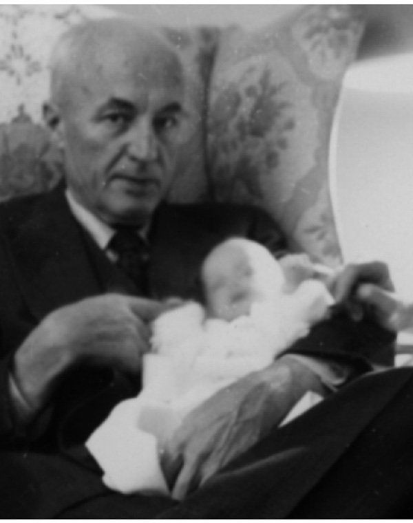 Grandfather holding Bruce